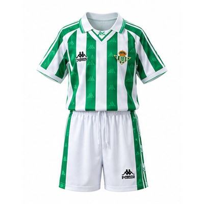 Real Betis 95/97 Home Retro Kids Kit Jersey
