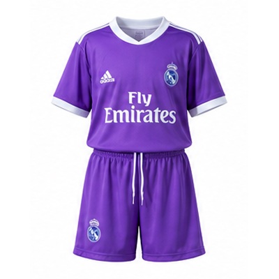 Real Madrid 16/17 Away Retro Kids Kit Jersey