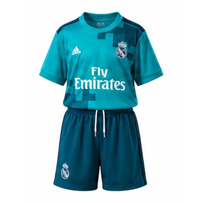 Real Madrid 17/18 Third Away Retro Kids Kit Jersey