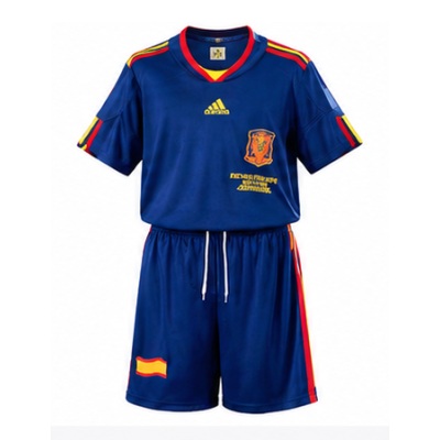 Spain 2010 Away Retro Kids Kit Jersey