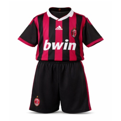 AC Milan 09/10 Home Retro Kids Kit Jersey