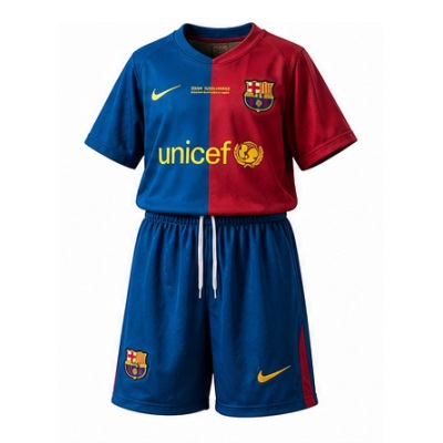 Barcelona 08/09 Home Retro Kids Kit Jersey