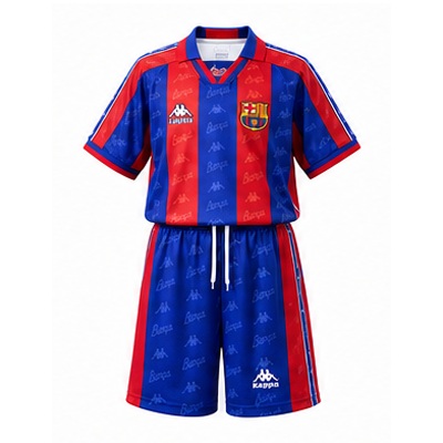 Barcelona 96/97 Home Retro Kids Kit Jersey