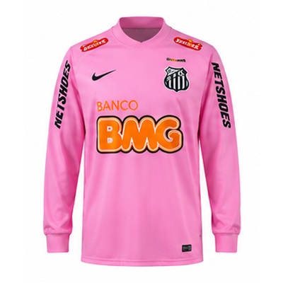 Santos 12/13 Retro Pink Long Sleeve Jersey