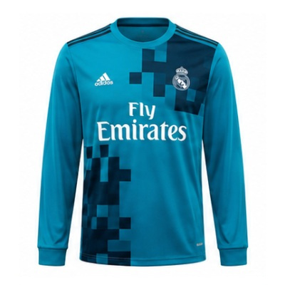 Retro Real Madrid 17/18 long sleeve third away