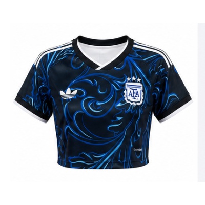 Argentina 2026 Away Women's Crop Top Style