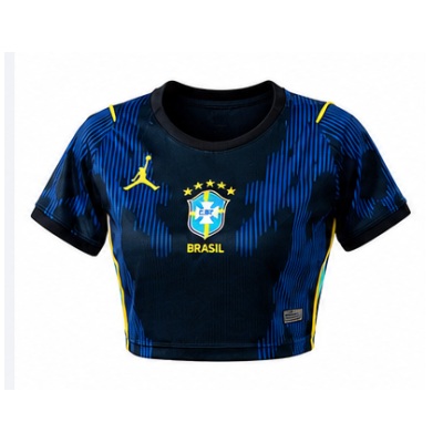 Brazil 2026 Home Women's Crop Top Style