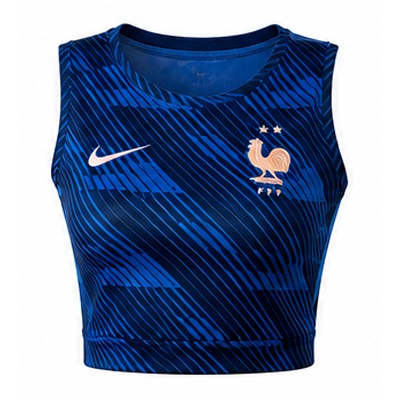France 2026 Home Women's Crop Top Style Vest
