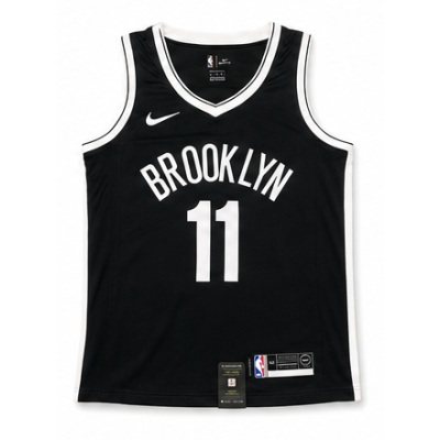 Brooklyn Nets V-Neck Black #11 Kyrie Irving NBA Jersey