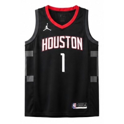 2020/21 Season Houston Rockets Jordan Theme Limited Edition City Edition Black #1 Tracy McGrady NBA Jersey