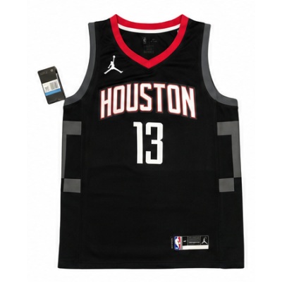 2020/21 Season Houston Rockets Jordan Theme Limited Edition City Edition Black #13 James Harden NBA Jersey