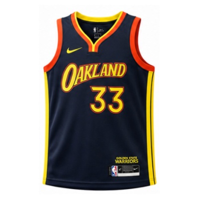 2020/21 Season Golden State Warriors City Edition #33 James Wiseman NBA Jersey