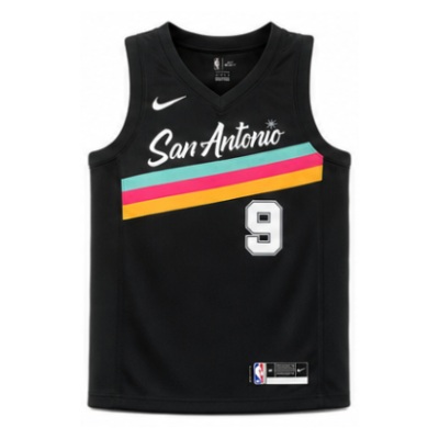 2020/21 Season San Antonio Spurs City Edition #9 Tuo Ni. Tony Parker NBA Jersey