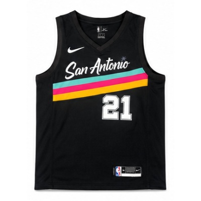 2020/21 Season San Antonio Spurs City Edition #21 Tim Duncan NBA Jersey