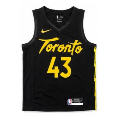 2020/21 Season Toronto Raptors Hei Jin #43 Xi Ya Ka Mu NBA Jersey