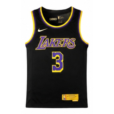 2020/21 Season Los Angeles Lakers Earned Edition #3 Anthony Davis NBA Jersey