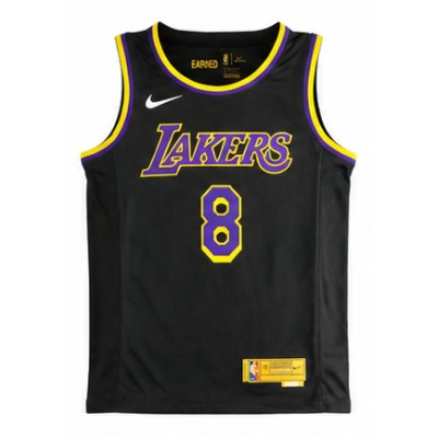 2020/21 Season Los Angeles Lakers Earned Edition #8 Kobe Bryant NBA Jersey