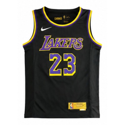 2020/21 Season Los Angeles Lakers Earned Edition #23 LeBron James NBA Jersey