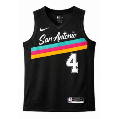 2020/21 Season San Antonio Spurs City Edition #4 Huai Te NBA Jersey