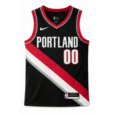 2020/21 Season Portland Trail Blazers Black #00 Carmelo Anthony NBA Jersey