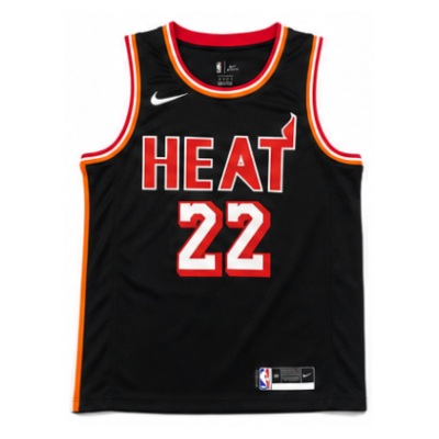 2017/18 Season Miami Heat Retro Night Black #22 Jimmy Butler NBA Jersey