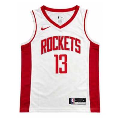 2020/21 Season Houston Rockets White #13 James Harden NBA Jersey