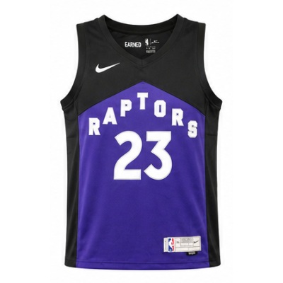 2020/21 Season Toronto Raptors Earned Edition #23 Fred VanVleet NBA Jersey