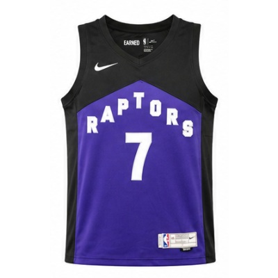 2020/21 Season Toronto Raptors Earned Edition #7 Luo Rui NBA Jersey