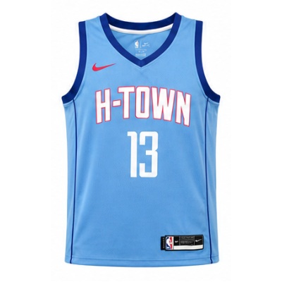 2020/21 Season Houston Rockets City Edition Blue #13 James Harden NBA Jersey