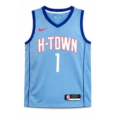 2020/21 Season Houston Rockets City Edition Blue #1 Tracy McGrady NBA Jersey