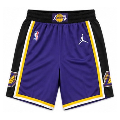 2020/21 Season Los Angeles Lakers Purple Jumpman Edition Shorts