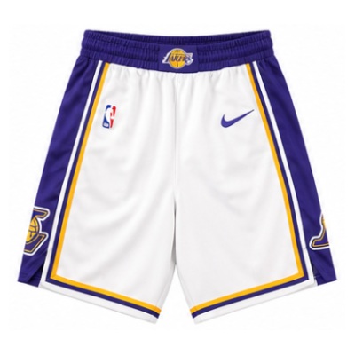 Los Angeles Lakers White Shorts