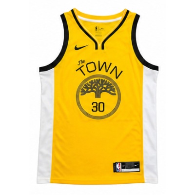 2017/18 Season Golden State Warriors Earned Edition #30 Stephen Curry NBA Jersey