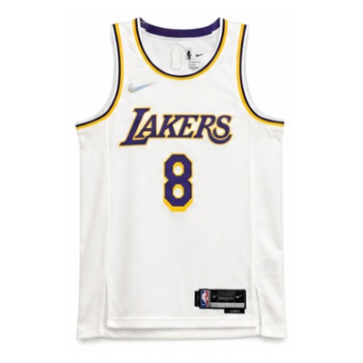 75th Anniversary Los Angeles Lakers White #8 Kobe Bryant NBA Jersey