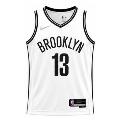 75th Anniversary Brooklyn Nets White #13 James Harden NBA Jersey