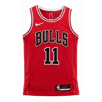 75th Anniversary Chicago Bulls Red #11 DeMar DeRozan NBA Jersey