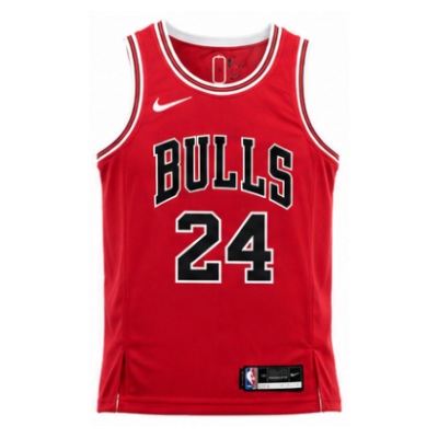 75th Anniversary Chicago Bulls Red #24 Lauri Markkanen NBA Jersey