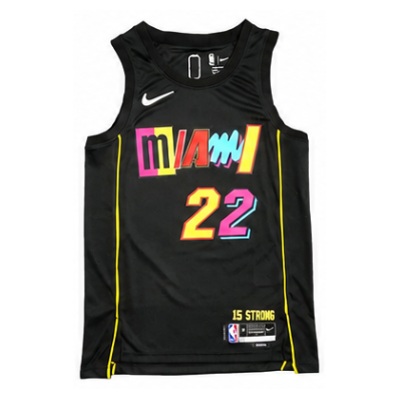 2021/22 Season Miami Heat City Edition #22 Jimmy Butler NBA Jersey