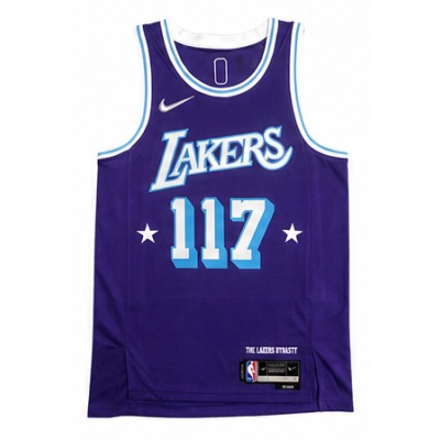 2021/22 Season Los Angeles Lakers City Edition X-BOX Collaboration Kuan #117 NBA Jersey