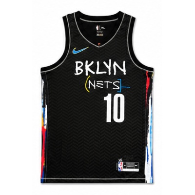 Brooklyn Nets Graffiti Black #10 Ben Simmons NBA Jersey