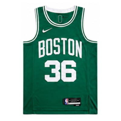 75th Anniversary Boston Celtics Green #36 Si Ma Te NBA Jersey