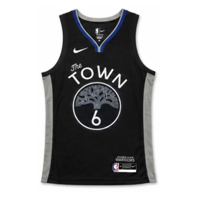 2019/20 Season Golden State Warriors Black Gray #6 Nick Young NBA Jersey
