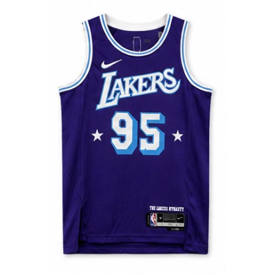 2021/22 Season Los Angeles Lakers City Edition #95 An De Sen NBA Jersey