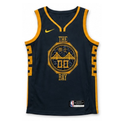 2017/18 Season Golden State Warriors Gray #00 Jonathan Kuminga NBA Jersey