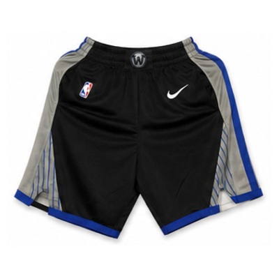 2019/20 Season Golden State Warriors Black Gray Shorts
