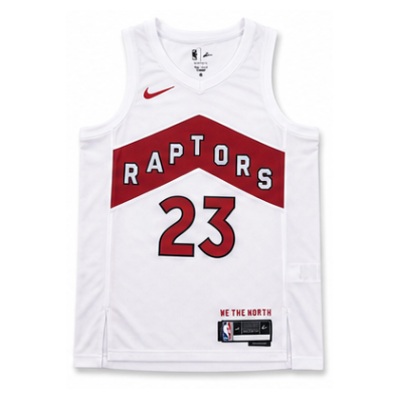 2022/23 Season Toronto Raptors Home White #23 Fan Michael Jordan NBA Jersey