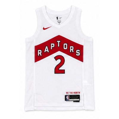 2022/23 Season Toronto Raptors Home White #2 Kawhi Leonard NBA Jersey