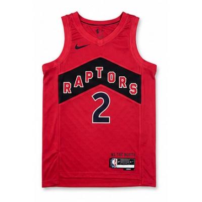 2022/23 Season Toronto Raptors Away Red #2 Kawhi Leonard NBA Jersey
