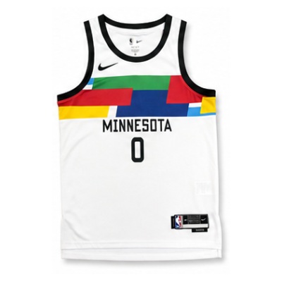 2022/23 Season Minnesota Timberwolves City Edition #0 D'Angelo Russell NBA Jersey