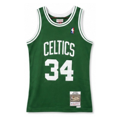 Mitchell & Ness Heat-Pressed Retro Jersey SW Boston Celtics 07/2007/08 Season Green #34 Pi Er Si